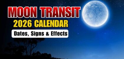 Moon Transit 2026 Calendar