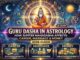 Guru Dasha in Astrology