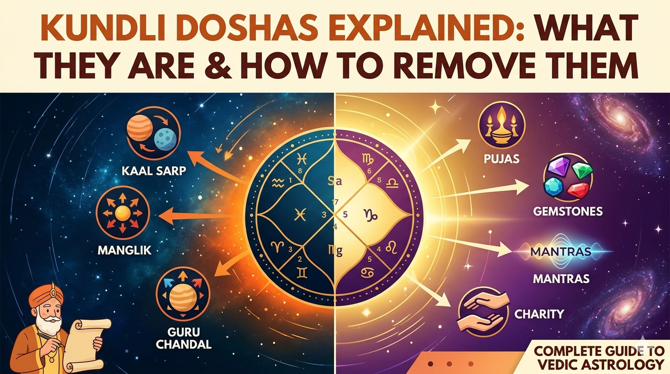 What Are Doshas in Kundli and How to Remove Them?
