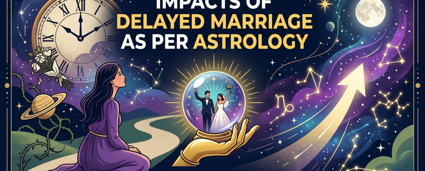 Impacts of Delayed Marriage as per Astrology