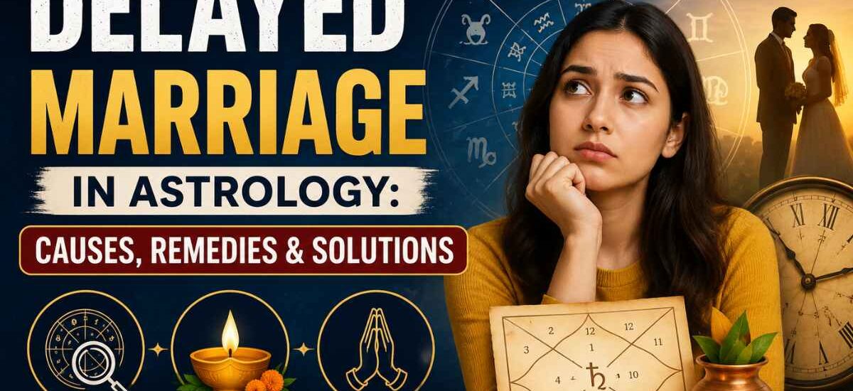 Delayed Marriage in Astrology Causes, Remedies