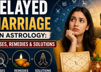 Delayed Marriage in Astrology Causes, Remedies
